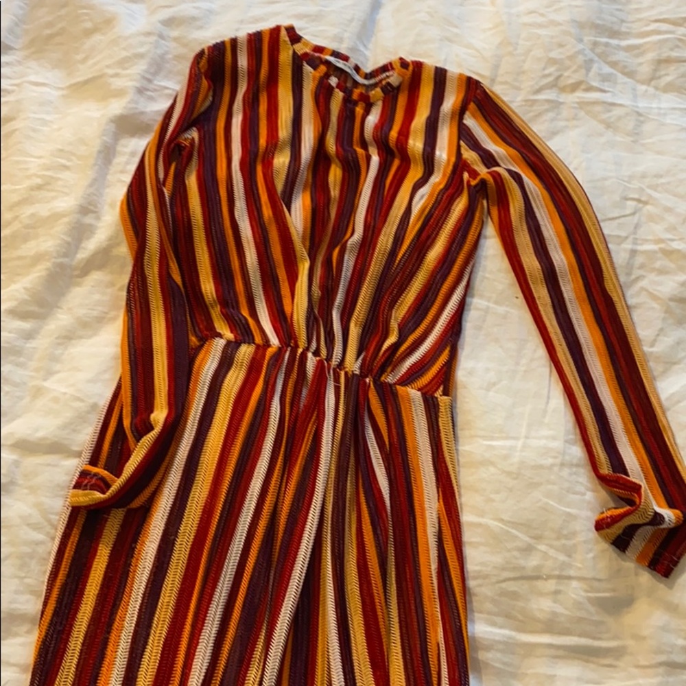 Colorful Striped Dress
